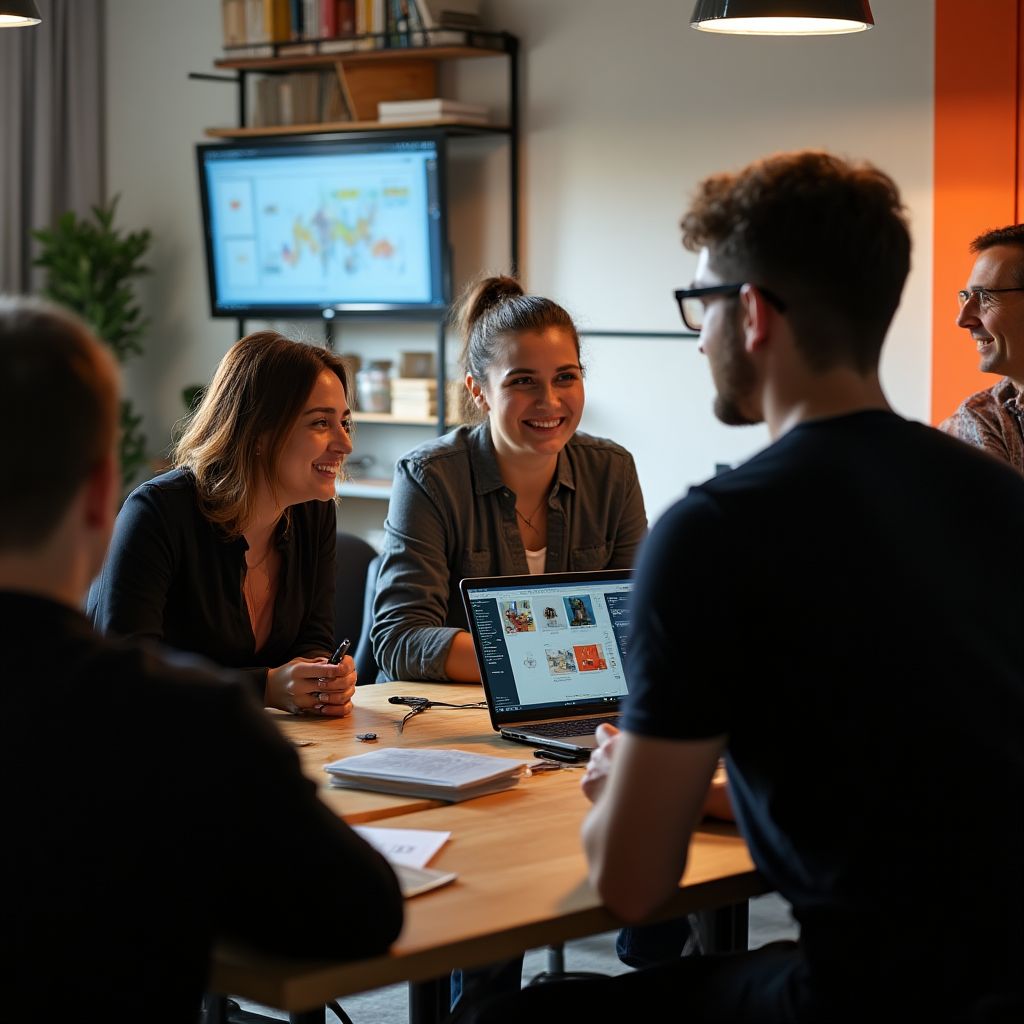 Tým FotoVideo Pro při práci