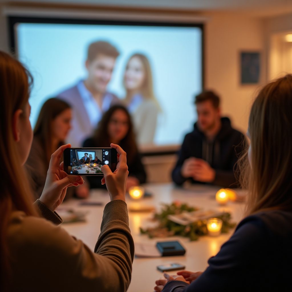 Záběr z workshopu focení