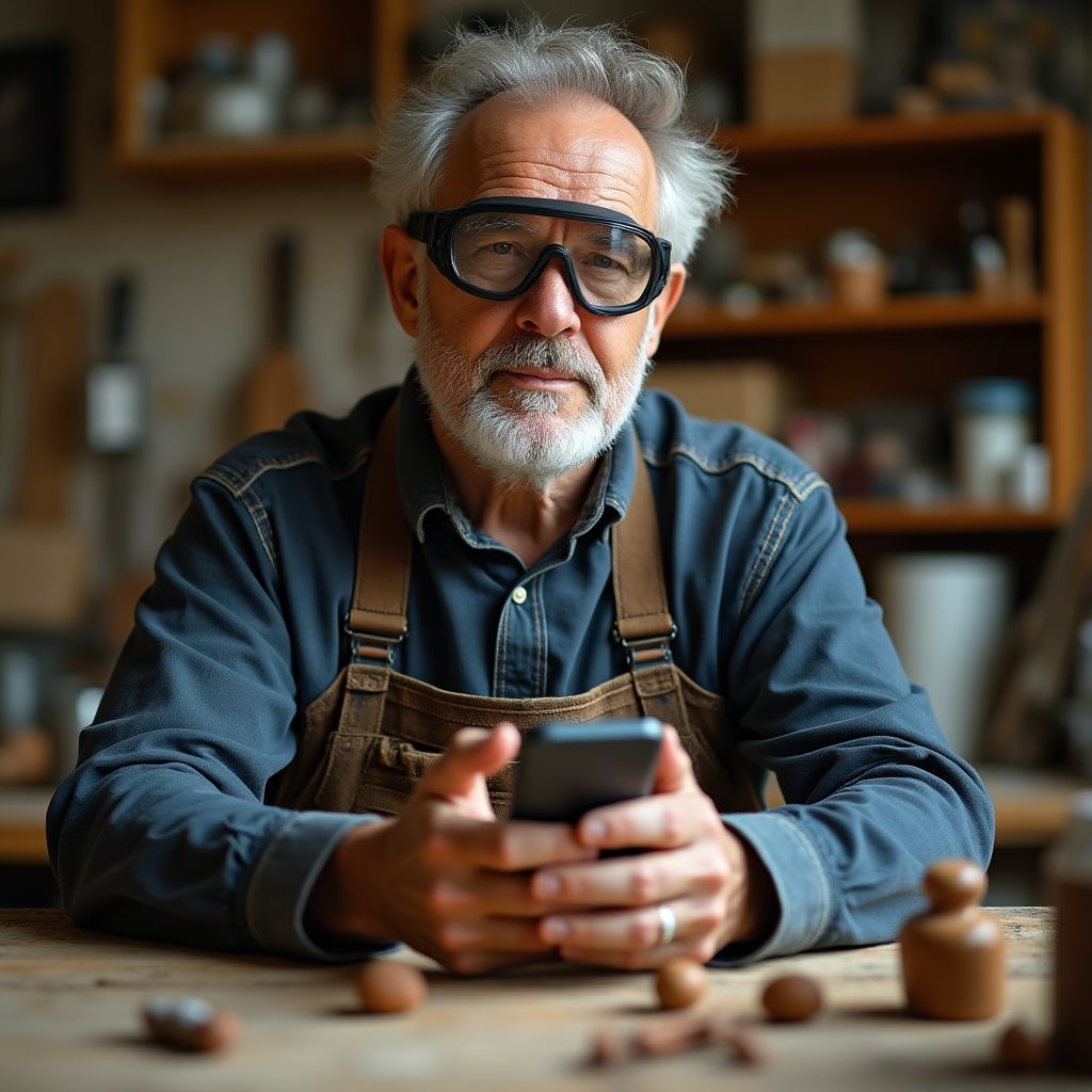 Řemeslník při práci